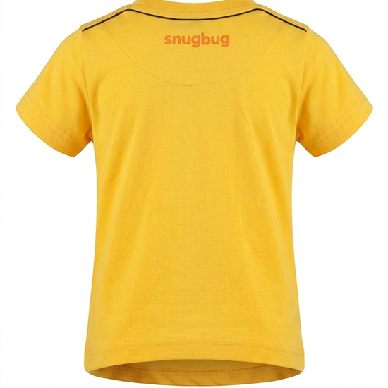 Boys’ Navy and Yellow Casual T-Shirt detail view 4