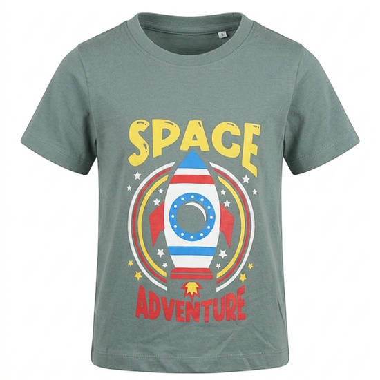 Boys’ Black Gray and Navy Casual T-Shirt detail view 2