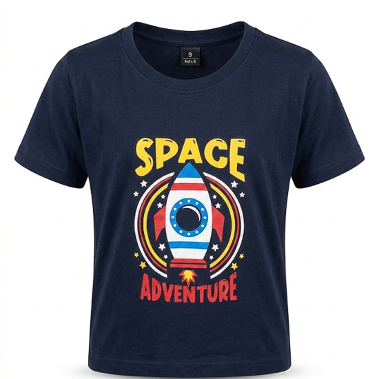 Boys’ Black Gray and Navy Casual T-Shirt main product view