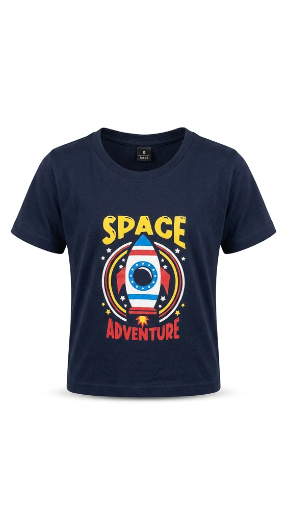 Boys’ Black Gray and Navy Casual T-Shirt main product view