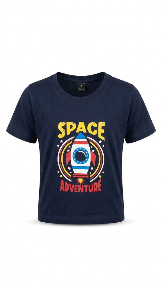 Boys’ Black Gray and Navy Casual T-Shirt main product view