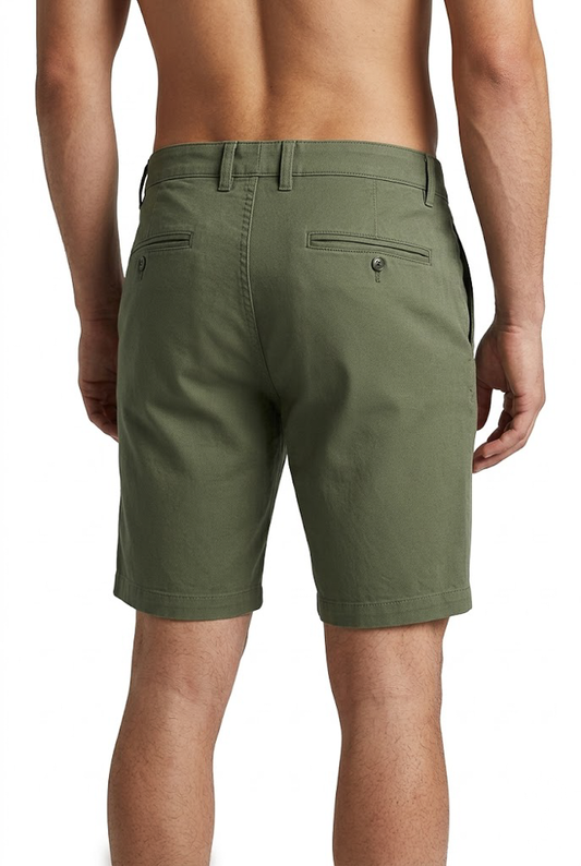 Men's Olive Chino Shorts