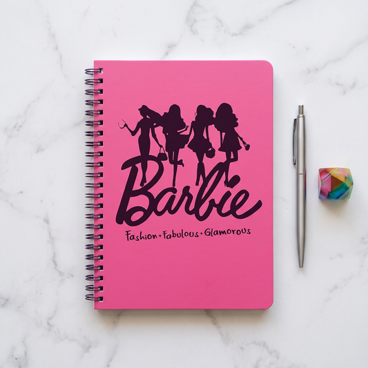 Barbie Spiral Notebook – product view 2