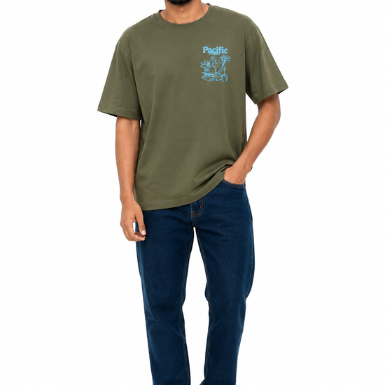 Men's bold colour everyday T-shirt - view 4