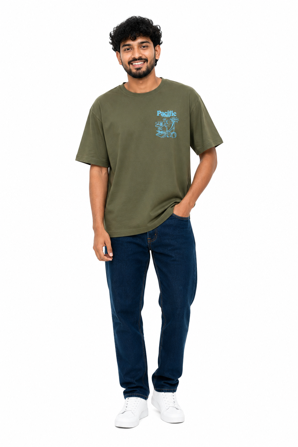 Men's bold colour everyday T-shirt - view 4