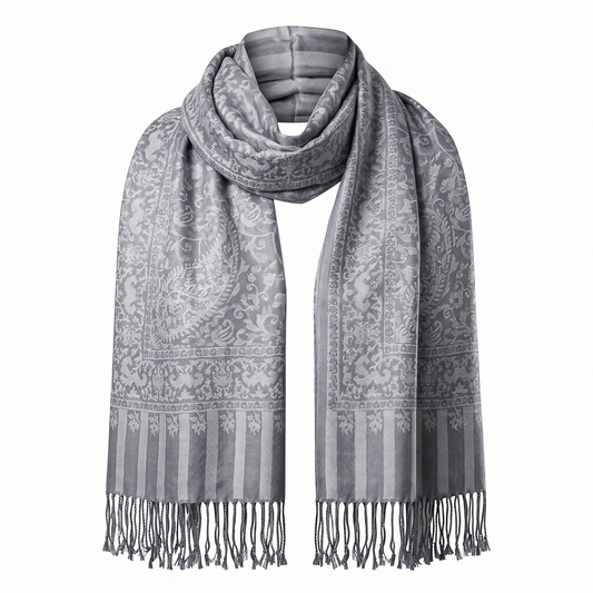 Large Colour Fashion Scarf – Gray variant
