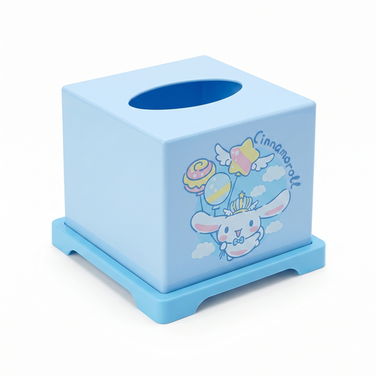 Blue sanrio character tissue box cover