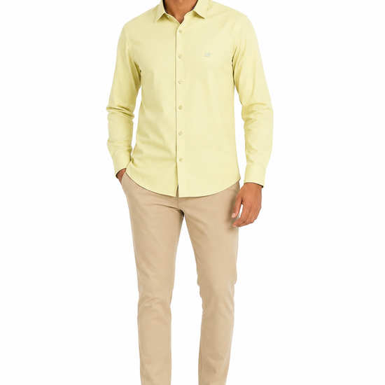 Men's black and green long sleeve shirt - view 2