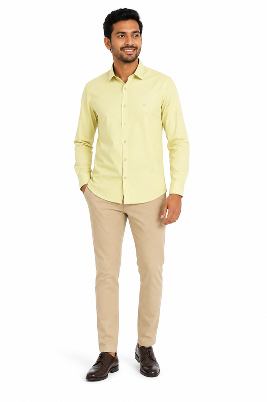Men's black and green long sleeve shirt - view 2