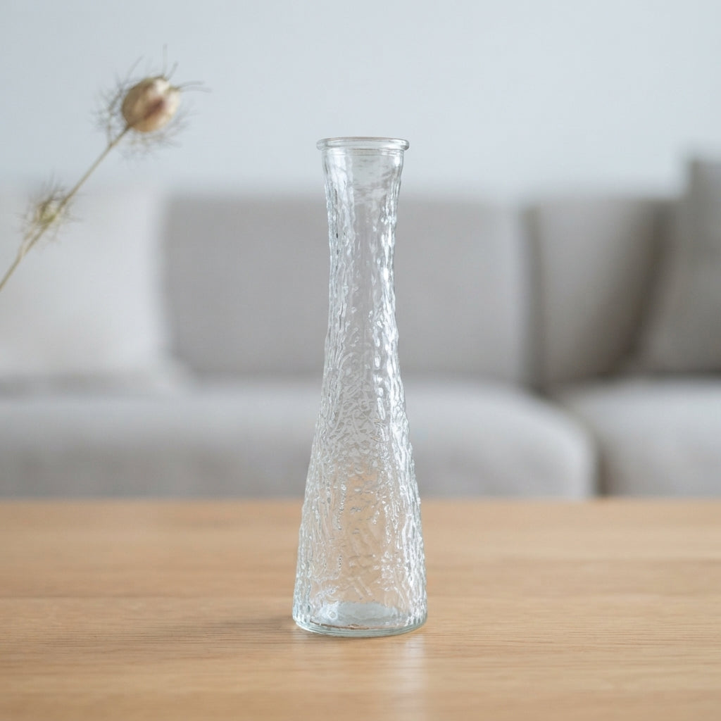 Compact Clear Glass Bud Vase main product view