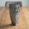 Mixed-Finish Metallic Glass Vase detail view 2