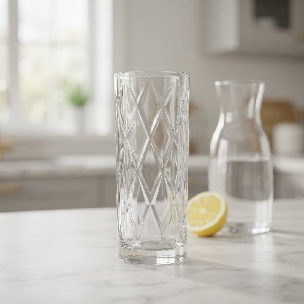 Slim Clear Glass Bud Vase main product view