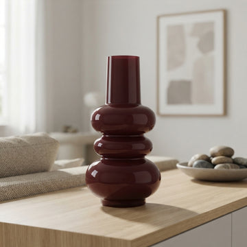 Two-Tone Decorative Glass Vase main product view