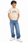 Maveric Boys Ready Set Go Racing Cars Graphic Crew Neck T-Shirt