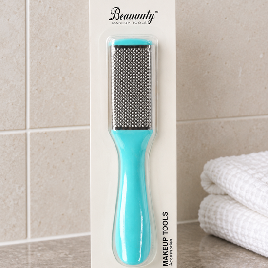 Beauuuty Dual-Sided Foot Callus File and Rasp with Teal Blue Handle from Thilakma Sri Lanka