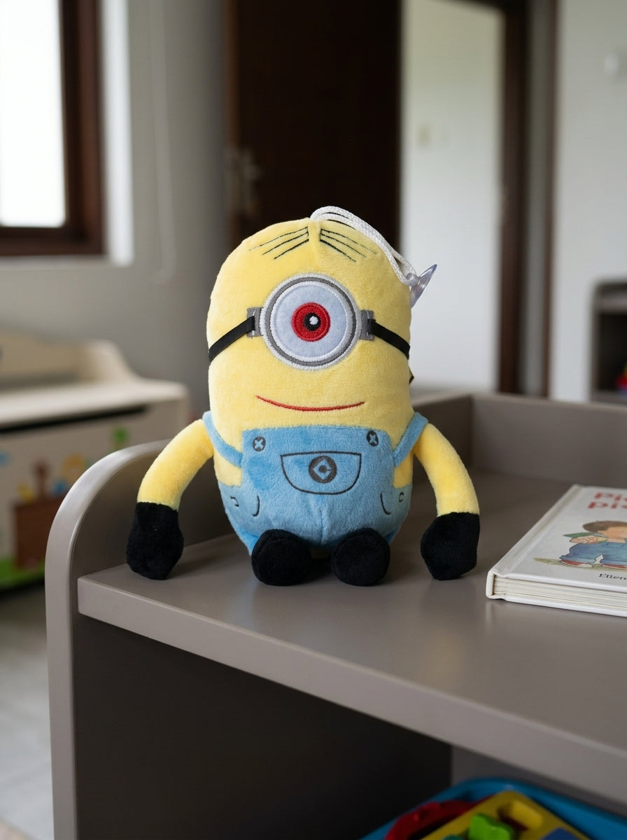 T&CO 23cm cute pink alien plush toy in Angel style with big floppy ears and embroidered eyes