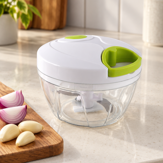 Speedy Chopper Manual Hand Pull Food Processor and Vegetable Cutter Model 801C in Lime Green at Thilakma Sri Lanka