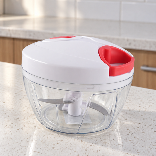 Speedy Chopper Manual Hand Pull Food Processor and Vegetable Cutter Model 801C in Crimson Red at Thilakma Sri Lanka