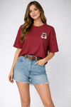 Whimsical Sheep Graphic Printed Top for girls