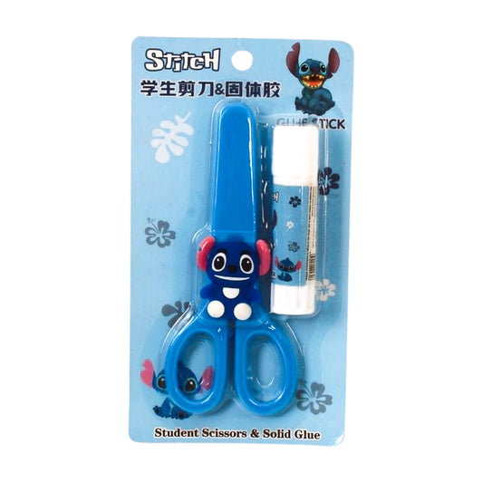 Disney Stitch Scissors & Glue Set