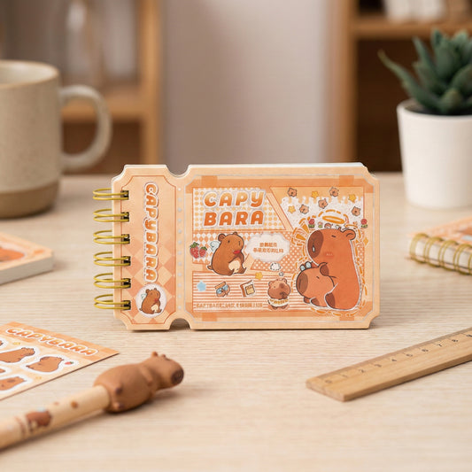 Scratch paper memo pad Notepad diary journal capybara Aesthetic notebook