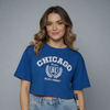 Women's Chicago Graphic Print Crop Top