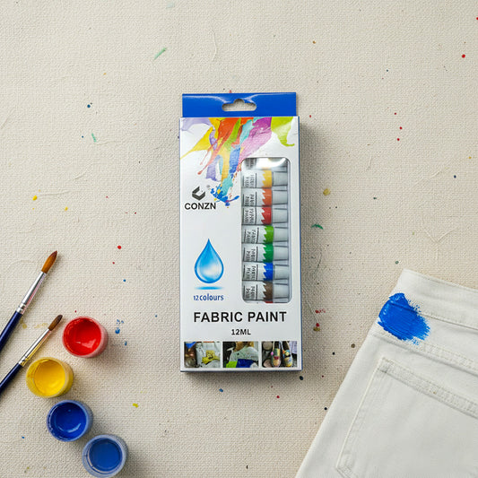 12 Color Fabric Paint