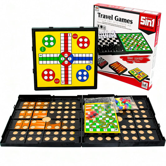 Travel Game 5 in 1