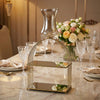 Glass Serve Tray 47 CM – Gold | Display & Serving Tray