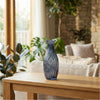 Elegant Textured Glass Vase