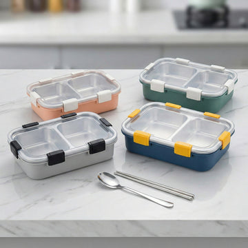 Lunch Box with Spoon & Chopsticks