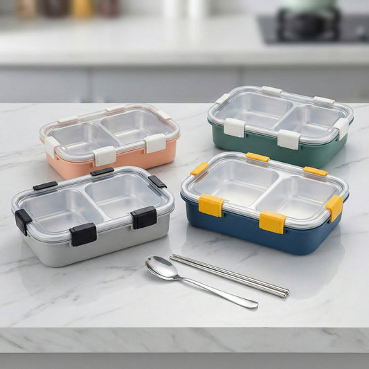 Lunch Box with Spoon & Chopsticks