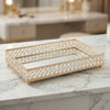 Ornamental Mirror Tray