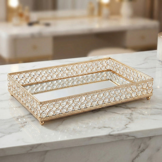 Ornamental Mirror Tray