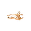 Metal Cross Hair Claw Clip