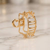 Gold Cat Hair Clip