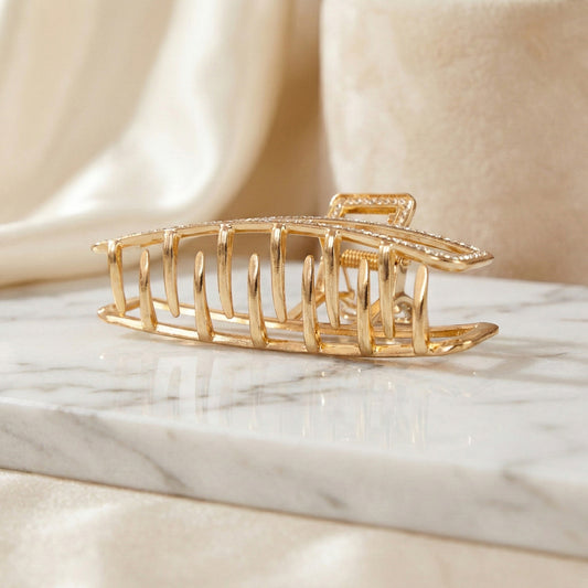 Gold Metal Claw Hair Clip