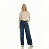 High-Waist Wide-Leg Carpenter Jeans