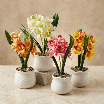 Potted Orchids  - Artificial