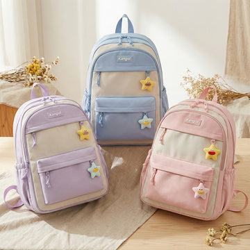Girls Casual Backpack – Lightweight School & Travel Bag