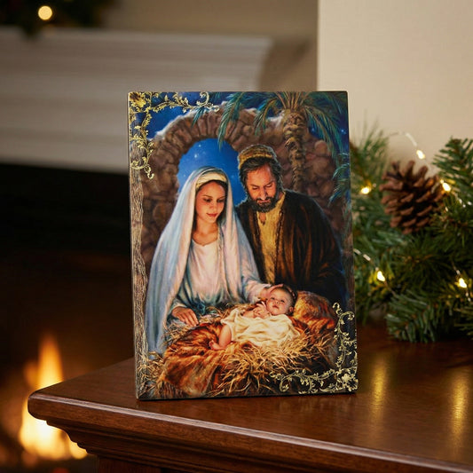 Nativity Scene Plaque
