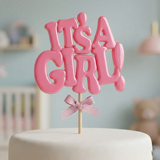 GIRL Cake Topper