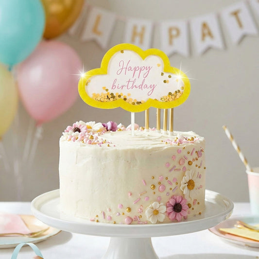 Happy Birthday Cake Topper