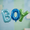 BOY foil letter balloon set
