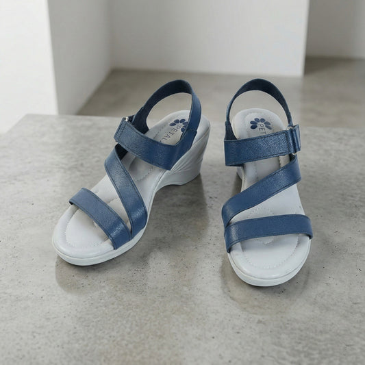 Petala Strappy Comfort Wedge Sandals