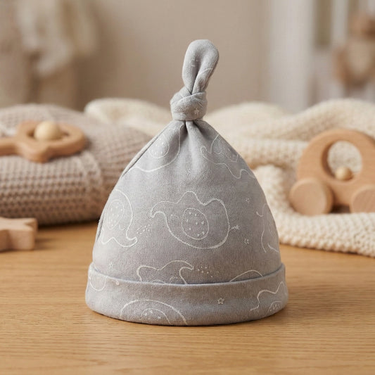 Newborn Top-Knot Hat
