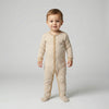 Baby Striped Full-Length Sleepsuit