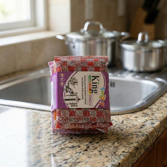 Mesh Dishwashing Scourers 4PCS Pack