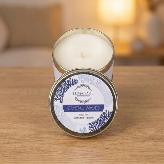 LUMANARE Crystal Waves Scented Candle