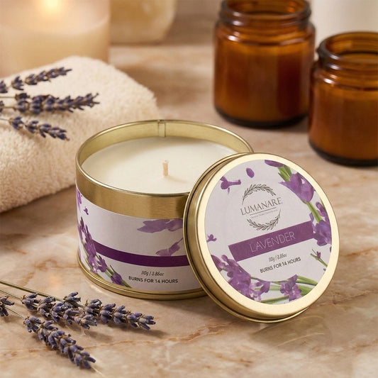 LUMANARE Lavender Scented Soy Candle